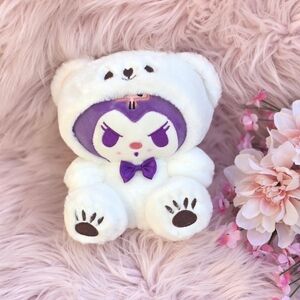 Cute Kuromi Sanrio White and Purple Plush